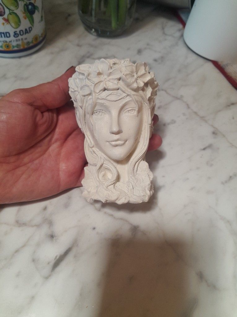 small Cement Flower Pot