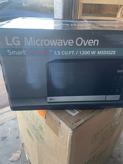LG NeoChef 1.5 cu. ft. 1100-Watt Countertop Microwave in Stainless Steel with Smart Inverter