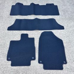 2018-2026 Honda Odyssey Floor Mats OEM Gray Carpet Carpeted LIKE NEW Complete Set Van Minivan
