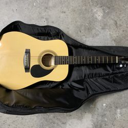 Johnson JG-610-N 3/4 Acoustic Guitar With Case