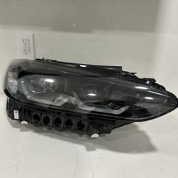 BMW 4 SERIES G22/G23 I4 G26 OEM RIGHT PASSENGER SHADOWLINE BLACK LED HEADLIGHT HOUSING 2021/2022/2023/2024