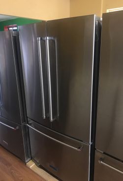 Brand New Kitchen Aid Three a Door Refrigerator