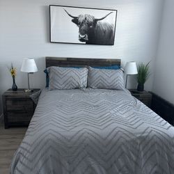 Brand New Full Size Bedroom Set & Mattress