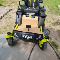 🚜 Tractor Ryobi 80v De Batería Con Pilas Y Cargador Nuevo