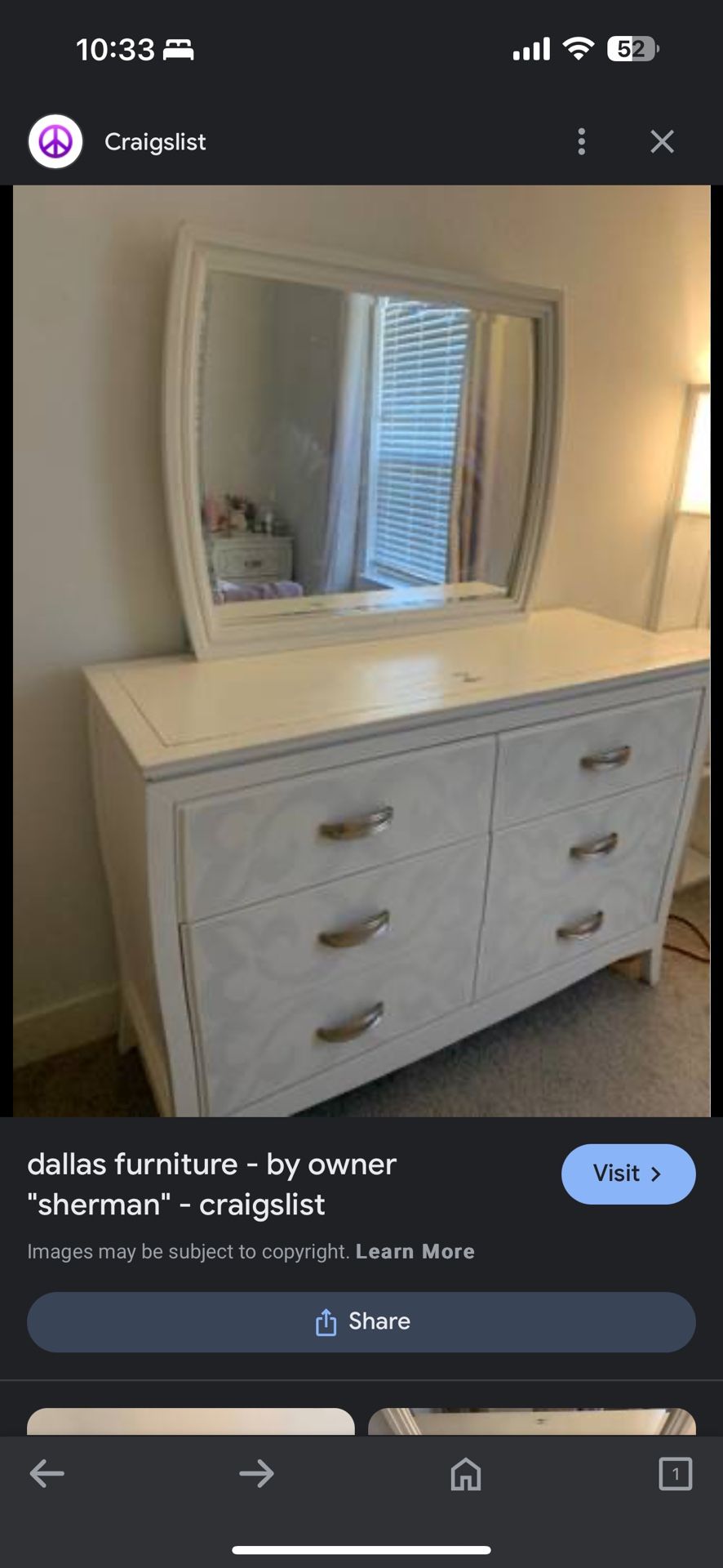 Dresser and Mirror 