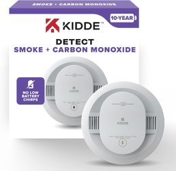 Kidde & Carbon Monoxide Detector, 10-Year Battery Powered, LED Warning Light Indicators, 30CUD10