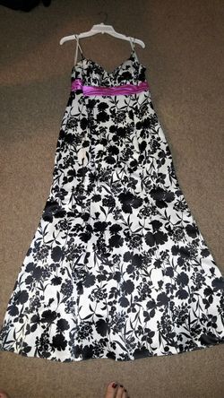 Black and white dress