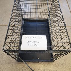 Dog Crate (36"L x 24"H x 15"W)