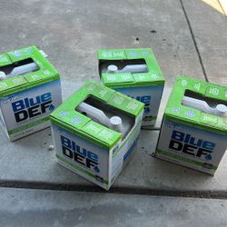 4 Blue def Diesel Exhaust Fluid 3 Unopened 1 Partially Used!!