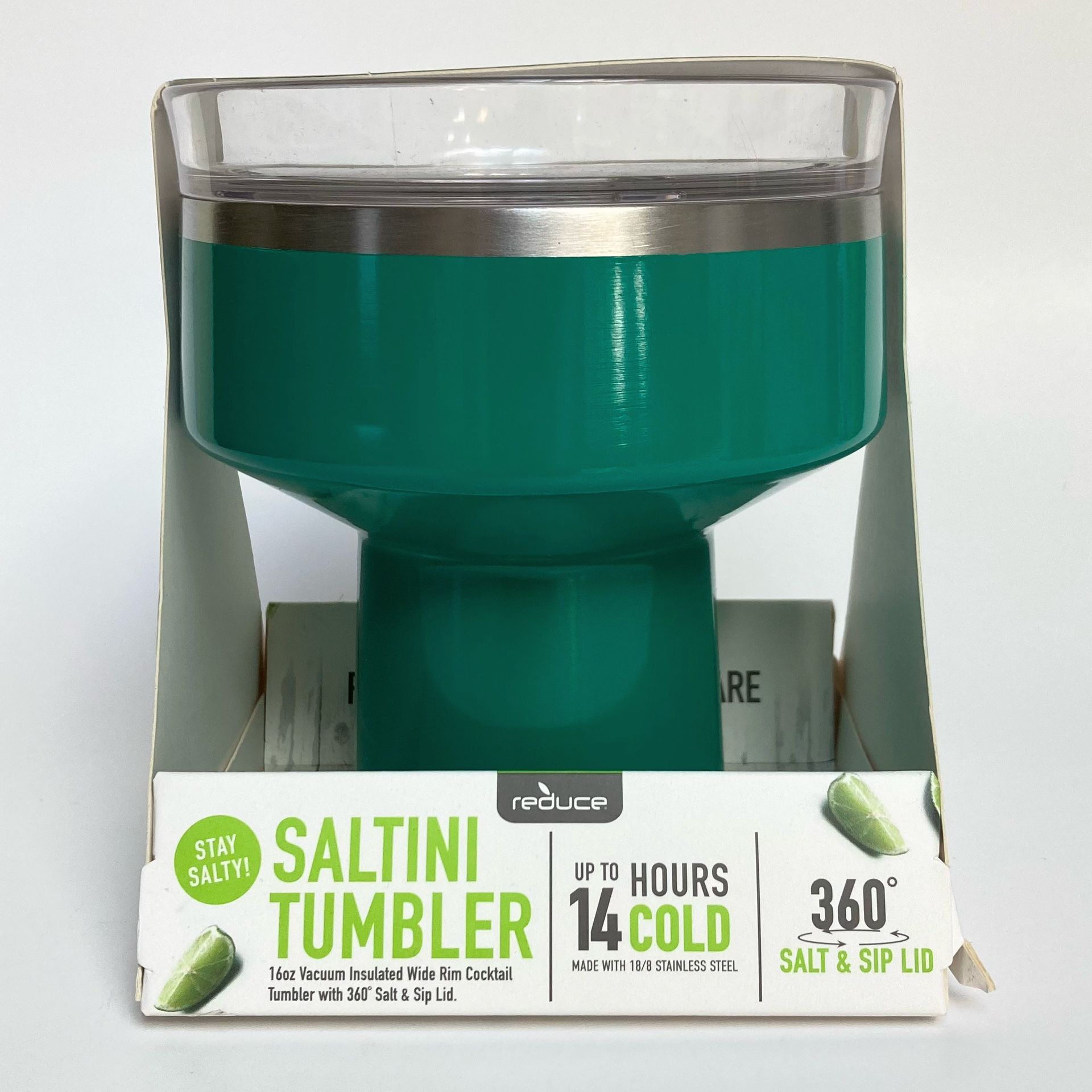 New Reduce “Saltini” Insulated Stainless Tumbler - 16oz