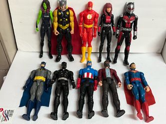 Superhero Action Figures Lot of 10