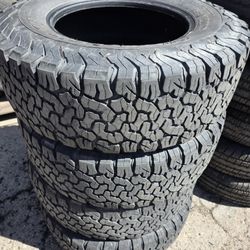 4 Used LT 275-70-17 BFG BFGoodrich KO2 Ko2 K02 All Terrain Tires 32 X 11.00 R17 Inch Tire Load E 10 Ply 80psi Pick Up In Moreno Valley or Menifee