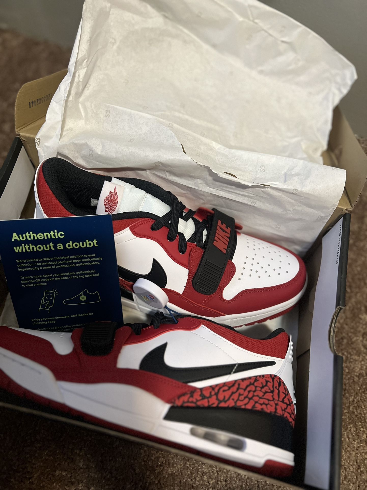 Nike Air Jordan Legacy 312 Low “Chicago” White Red