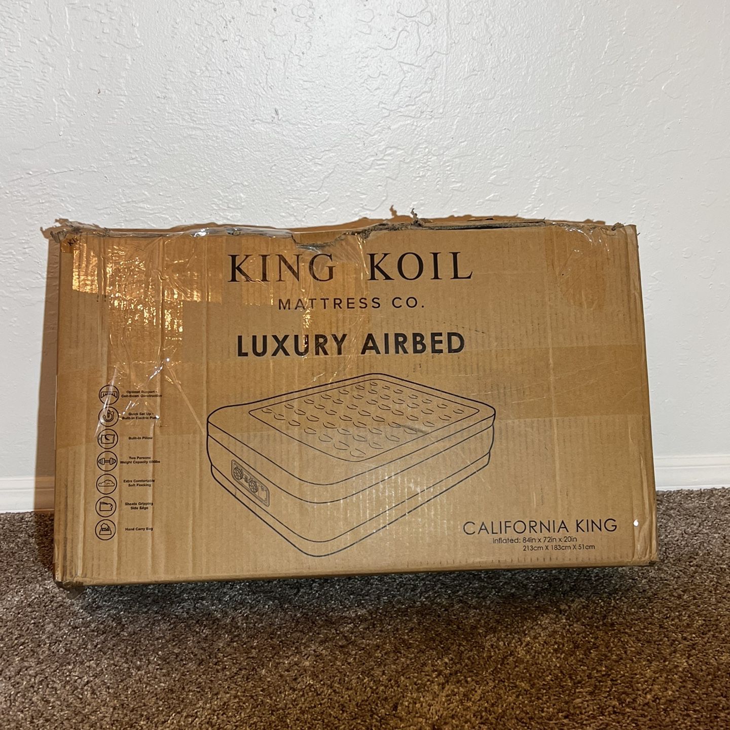 King Koil Air Mattress California King 