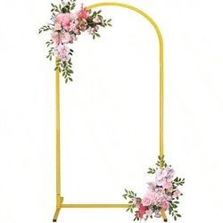 Metal Backdrop Arch (2) With Covers