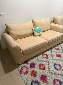 Free pottery barn couch and love seat