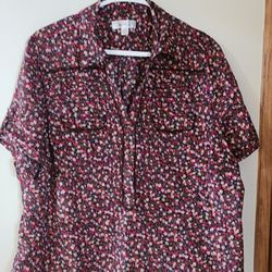  DRESS BARN 18/20 WOMANS SHORT SLEEVE TOP