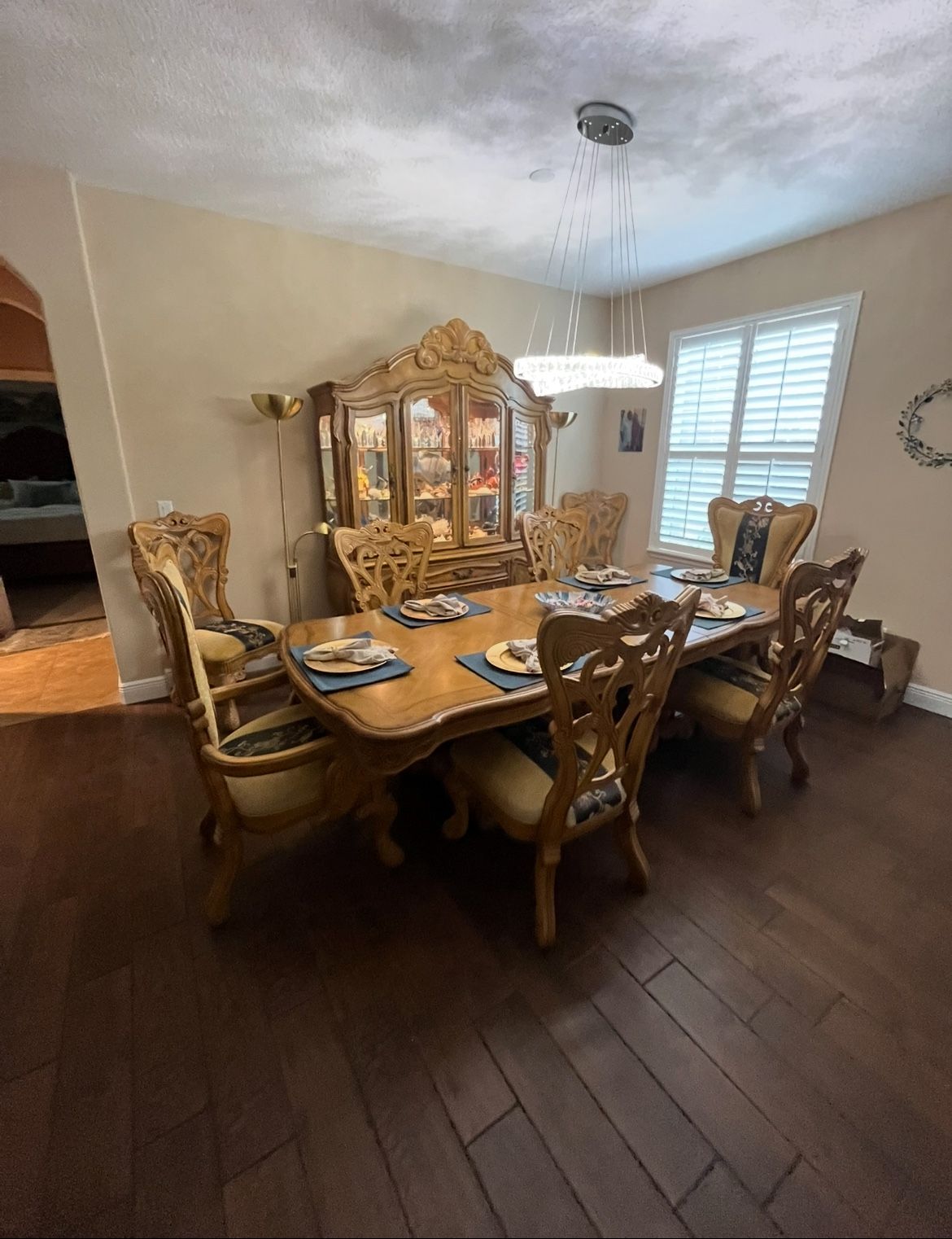 Dining Room Table And China Cabinet