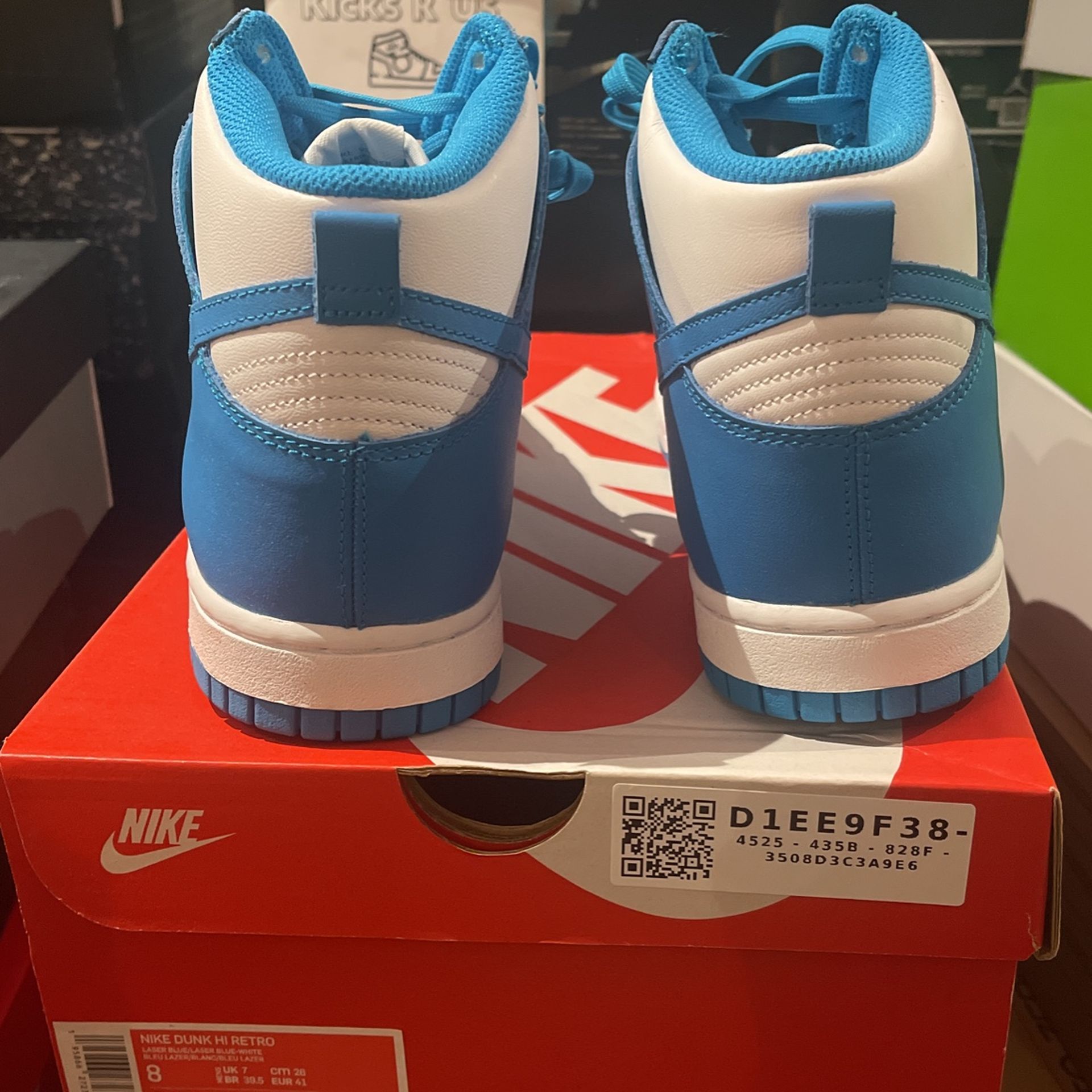 Nike Dunk High Laser Blue Men Size