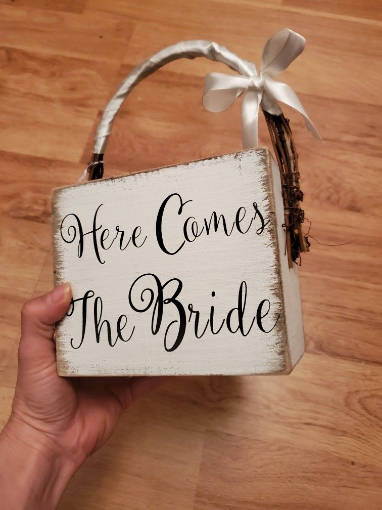 Flower girl Box/rustic "Basket"