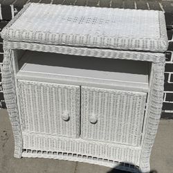 Wicker Tv Table