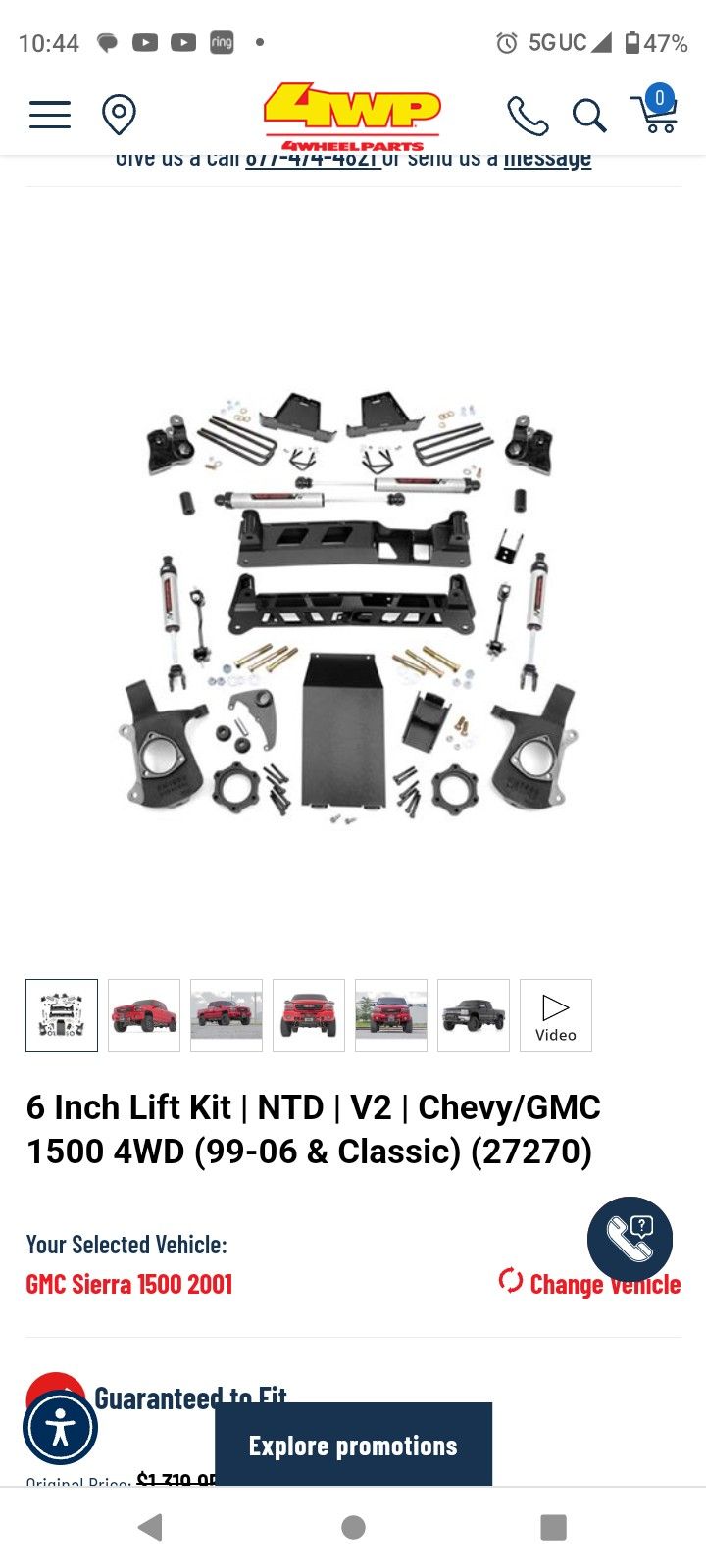 6 Inch Lift Kit Rough Country
