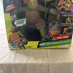 Remote control skateboarding Mikey never opened