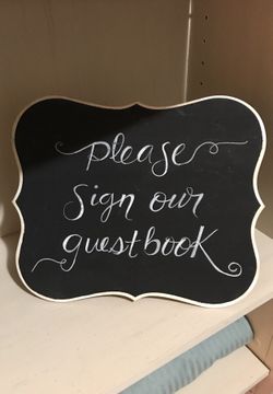 Please sign our guestbook, signs for wedding