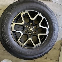 2026 FORD BRONCO FACTORY 18 WHEELS TIRES OEM OUTER BANKS
