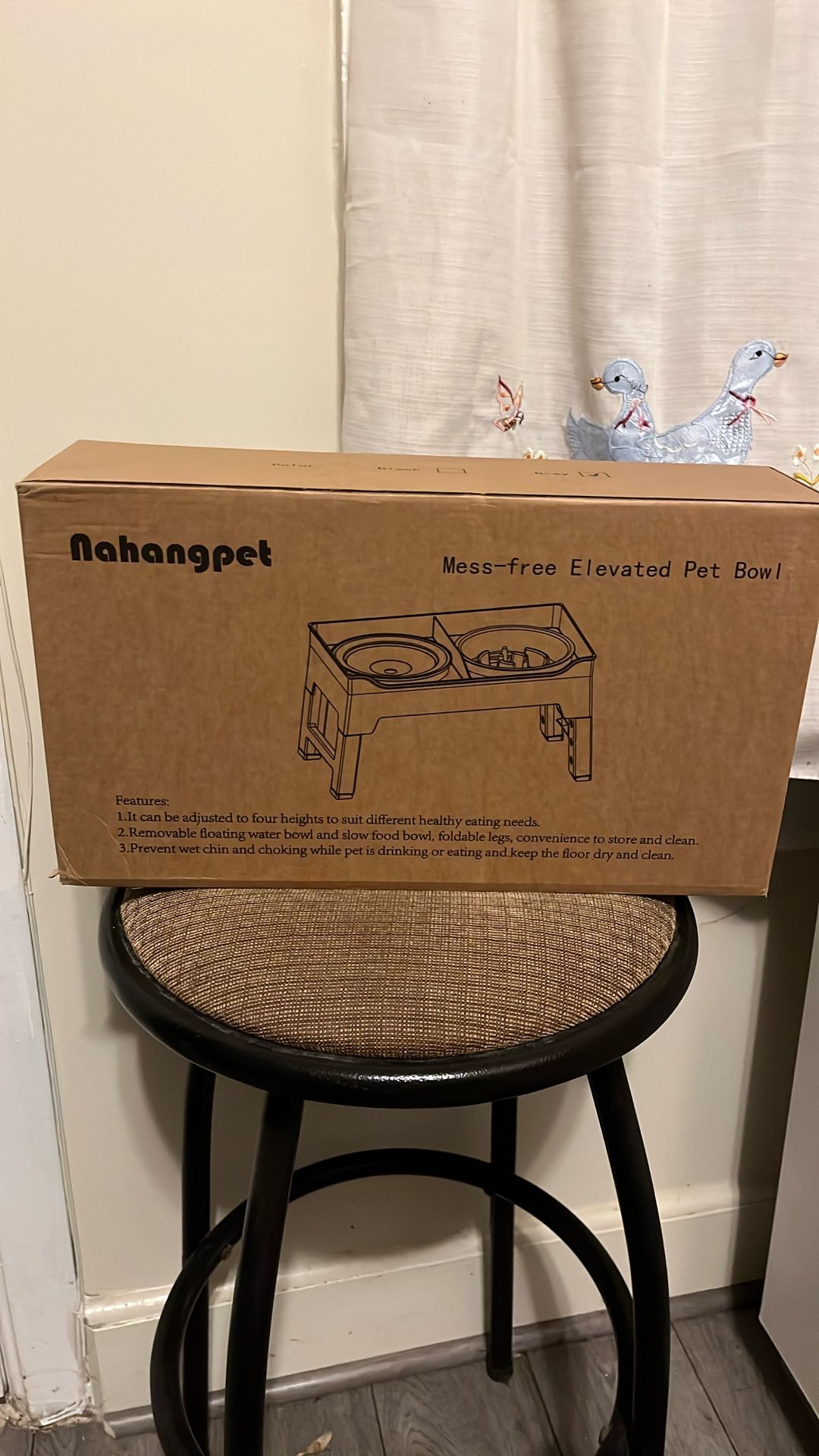NahangPet Mess Free Elevated Bowl 