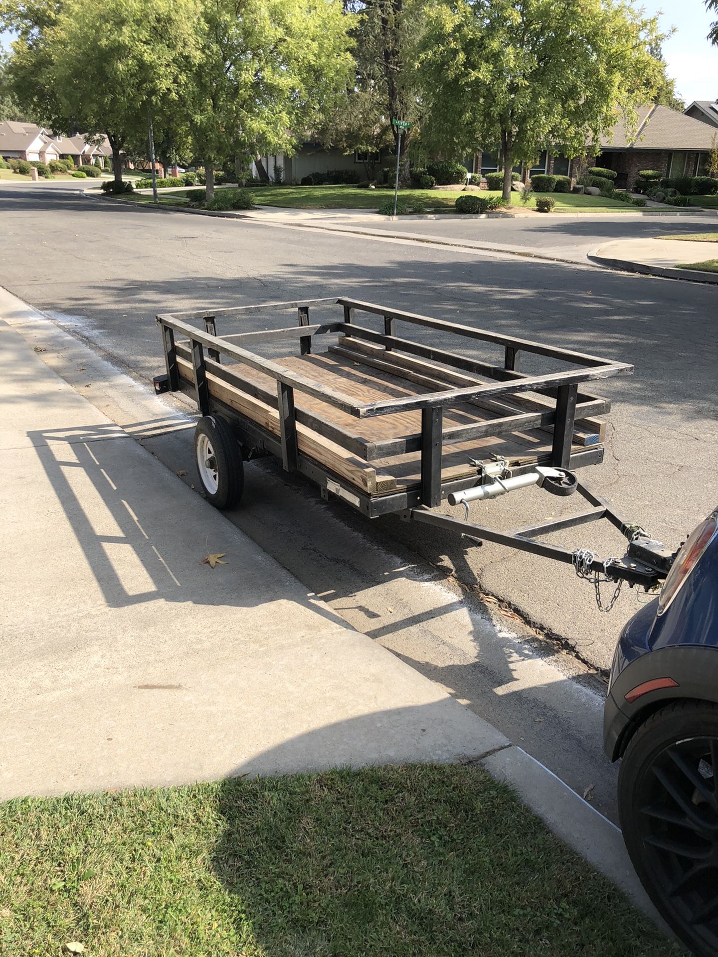 4x8 utility car trailer