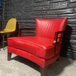 Red Leather Chair