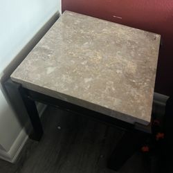 Marble End Table 