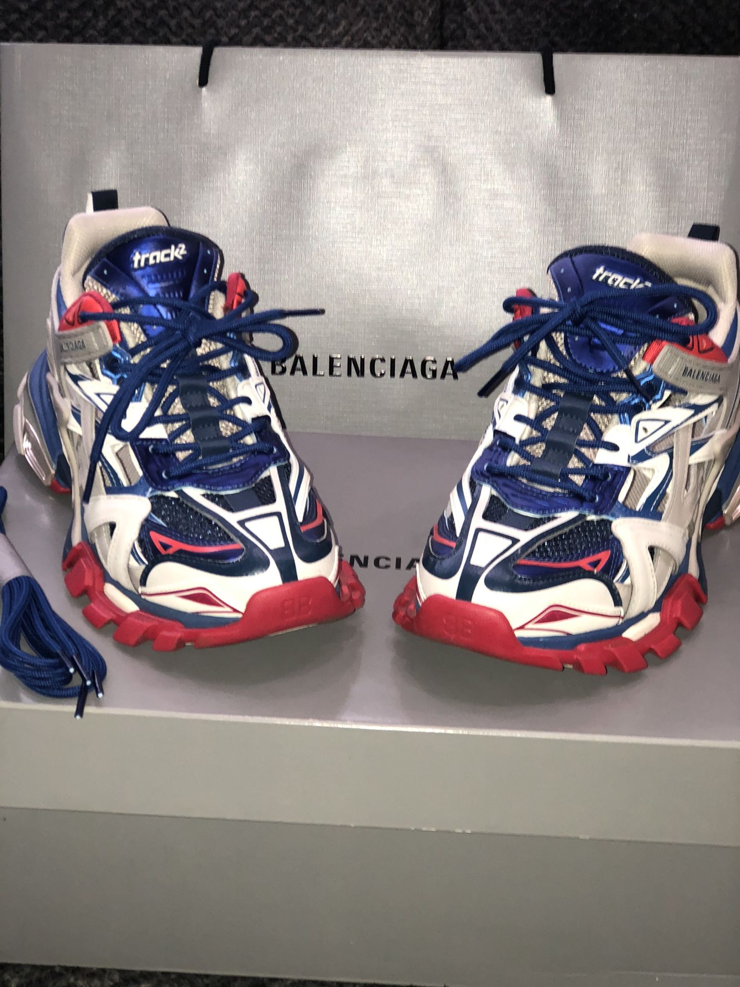 Track 2 Balenciaga Blue Red