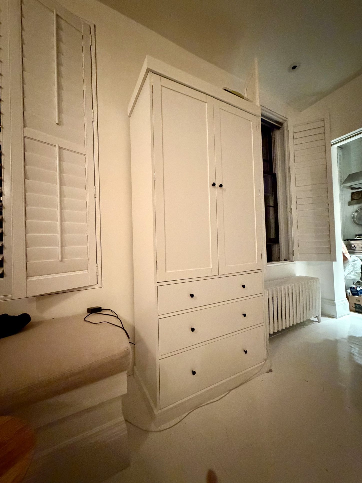 White Storage Cabinet