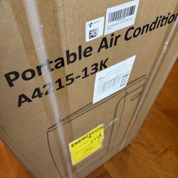 Brand New Unopened COWSAR 13000 BTU Portable Air Conditioner 4-IN-1 Portable AC Unit 24H Timer Room Air Conditioners 450 Sq.Ft. Coverage SKU427-G