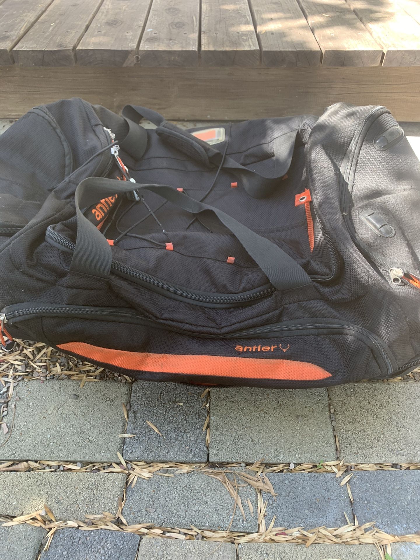Antler Hard shell multi pocket sports bag with wheels
