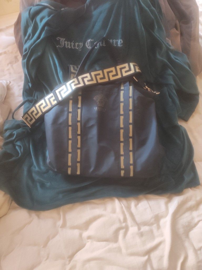 BLACK & GOLD VERSACE BIG BAG AUTHENTIC 