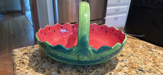 Watermelon fruit bowl/basket