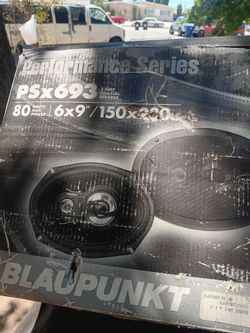 !! Car Stereo  Speakers  Vintage  New Blaupunkt 80 Watts
