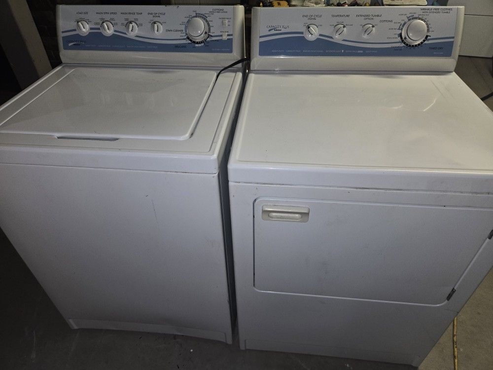 Set Admiral Washer And Electric Dryer