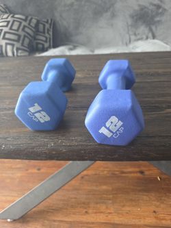 2 12 lb dumbells