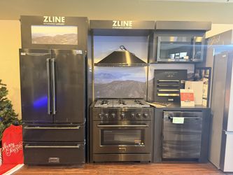 ZLINE Refrigerator Stove Hood Dishwasher Microwave 🔌🔌