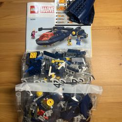 Lego Marvel Xmen Xjet 76281 BUILD SET ONLY