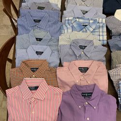 Shirts Ralph Lauren POLO. Like New. Size L & XL.  Fontainbleau Area Pick Up $35 Each