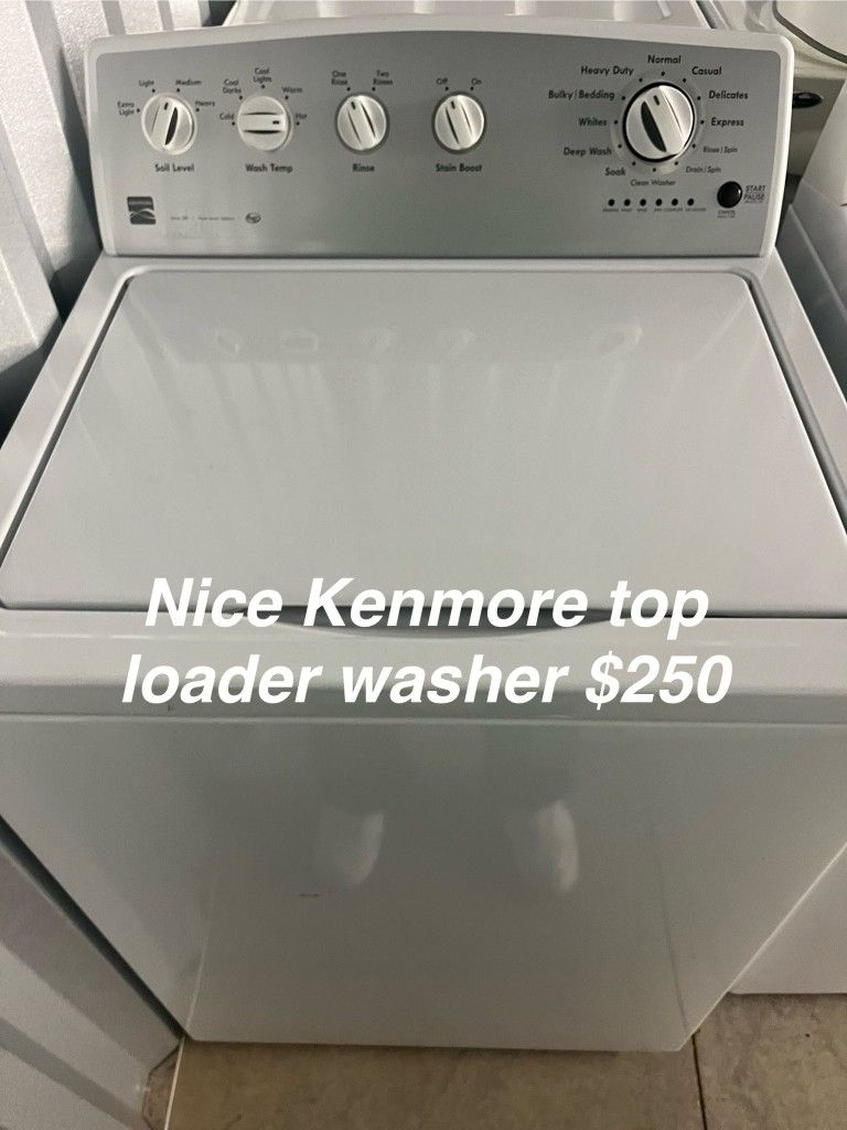 Nice Kenmore Top Loander Washer