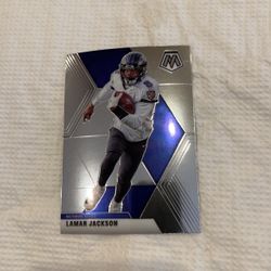 Mint Raw Lamar Jackson 2020 Mosaic Lamar Jackson Football Card #19 Pack Fresh Straight To Sleeve ! Only $2 ! 