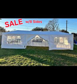 Canopy Party Tent 10x30 White Gazebo Wedding Parties Tent Canopy With Sides -(FOR SALE) Carpa