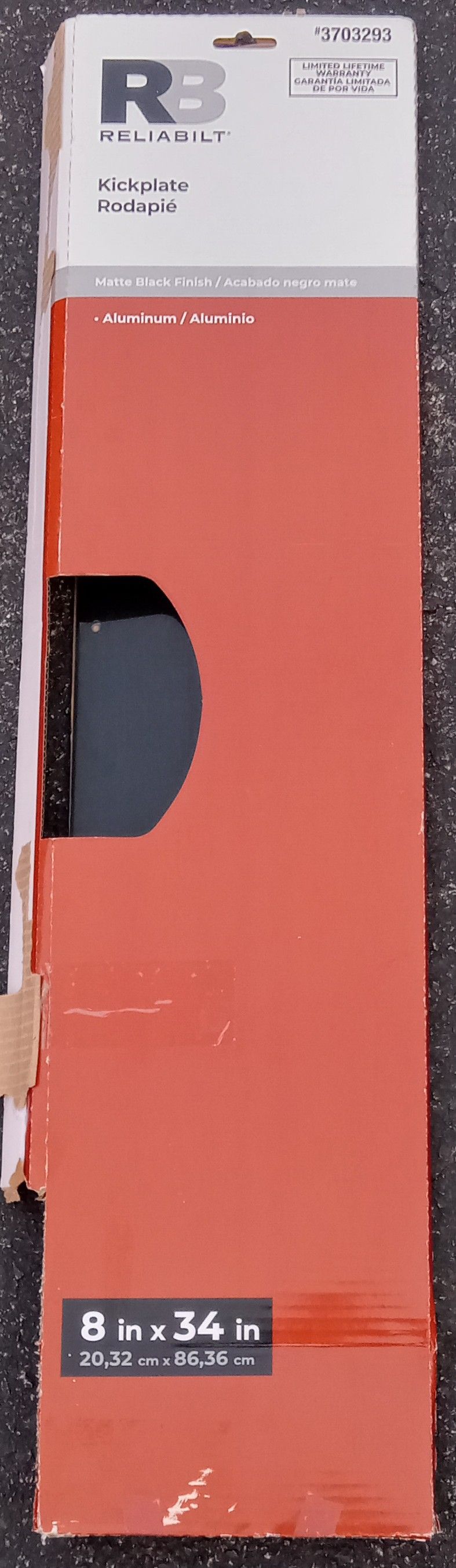 Relibilt 8in×34 In Kickplate #(contact info removed)