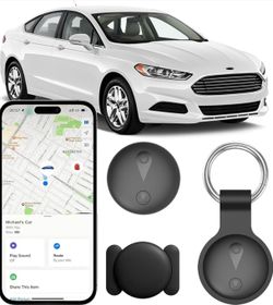 Undetectable GPS Tracker for Vehicles - Real-Time Tracking, No Monthly Fee/No SIM Card, Works with iOS Find My | Mini Hidden Magnetic GPS Locator, Ult